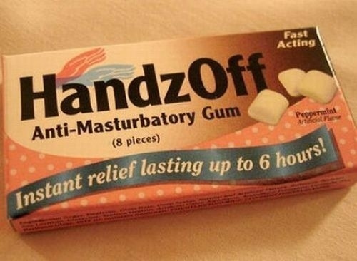 Anti masturbační guma