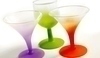 Obrázek tří barevných skleniček