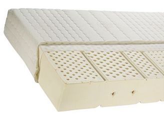 Snímek zobrazující latexovou matraci