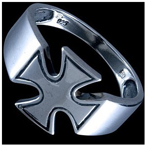 prsten s maltézským křížem