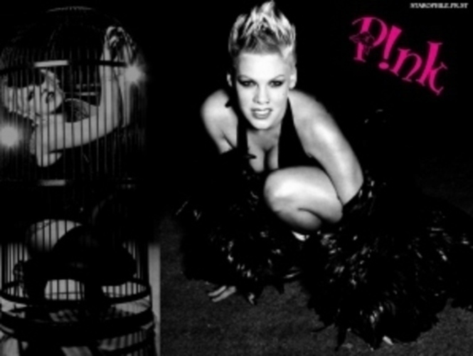 Fotografie americké zpěvačky Pink