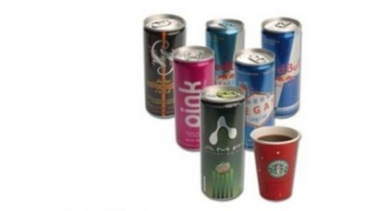 Fotografie zachycující energy drinky