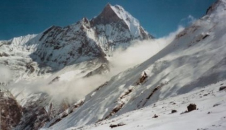Fotografie zachycující Himaláje