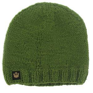Zelená pletená čepice